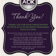 Thanks…YOUR AOK